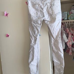 Tru religion marble skinny jeans